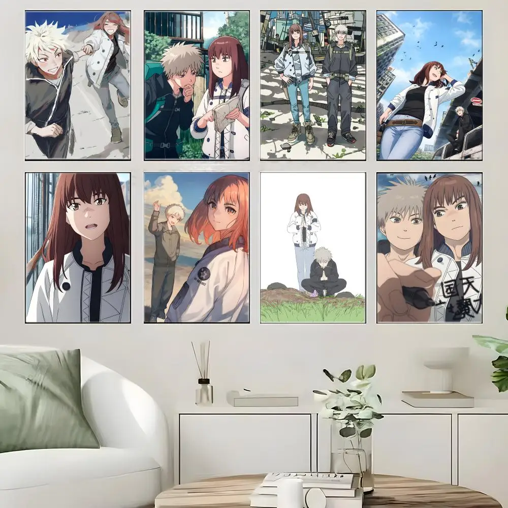 Parasite Horror Anime H-Heavenly Delusion Poster  Self-adhesive Art Waterproof Paper Sticker Coffee House Bar Room Wall Decor