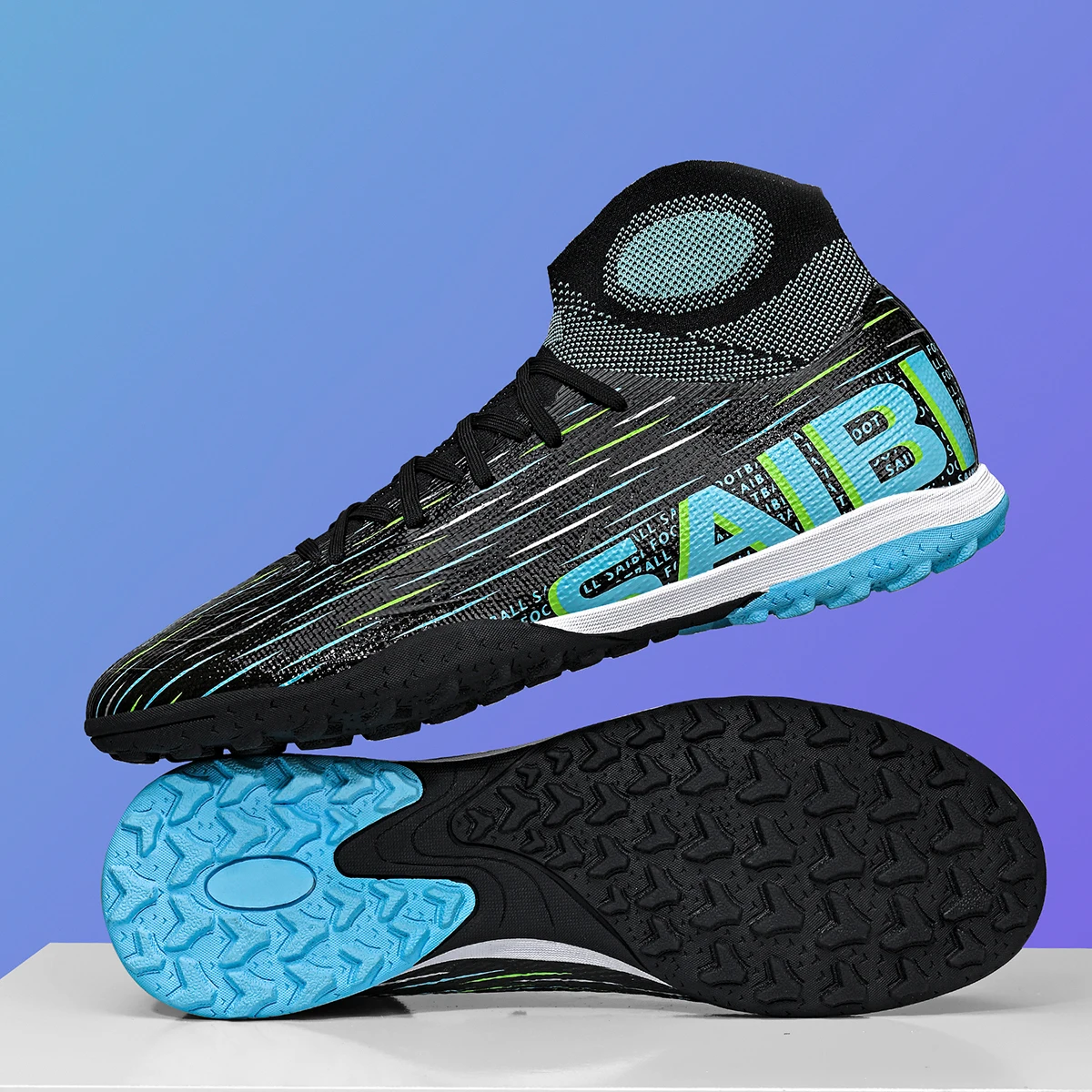 

Sports men's football shoes TF broken nail outdoor sports shoes, wear-resistant and anti slip, essential for fans