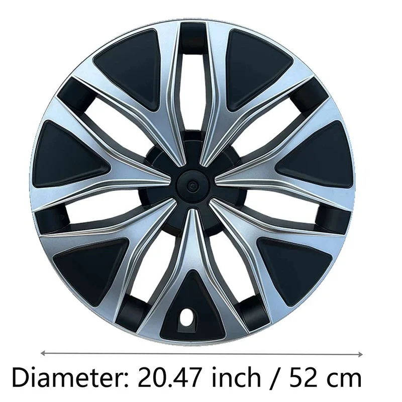 4PCS 19 Inch Style Hubcap Replacement Wheel Cap Full Edge Wrapping 2026-Present High Quality