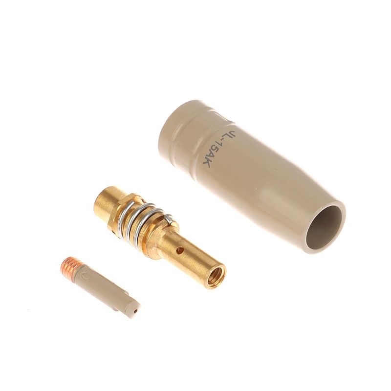 3Pcs/Set 0.8/1.0/1.2mm MIG Torch Gas Nozzle Tip Holder Of 15AK MIG MAG Welding Torch New Coating Protection Nozzle