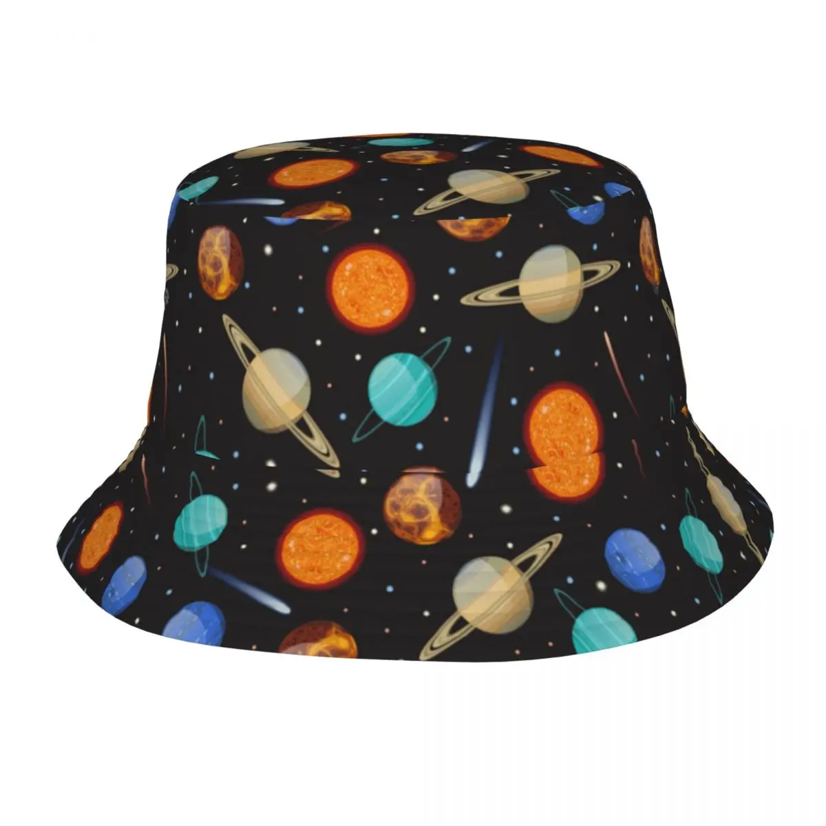 Fisherman Hat Unisex Bob Cap Solar System Planets Hip Hop Gorros Panama