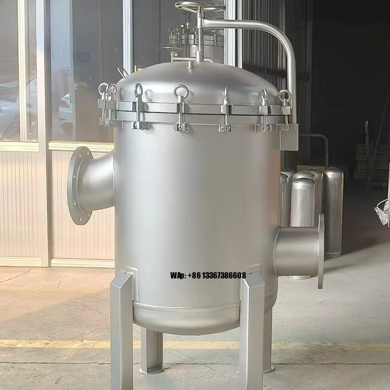 Water Based Paint Filter 1/5/10 Micron Petroleum and Chemical Filters Stainless Steel Bag Filter Housing