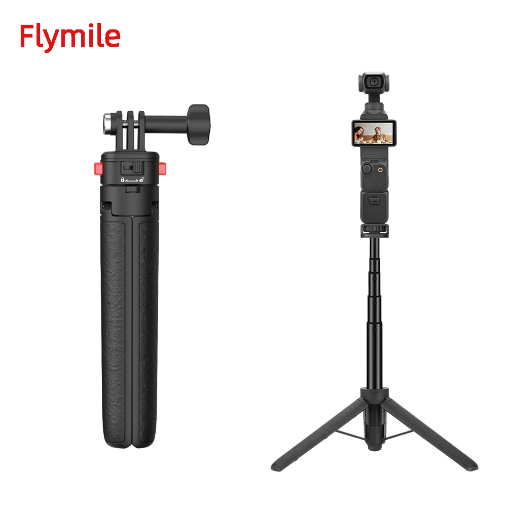 

Flymile Magnetic Extension Selfie Stick Tripod for DJI Osmo 360/Pocket 3/Action 5 Pro/Insta360 Ace Pro/GO/GoPro 13 1/4 Screw