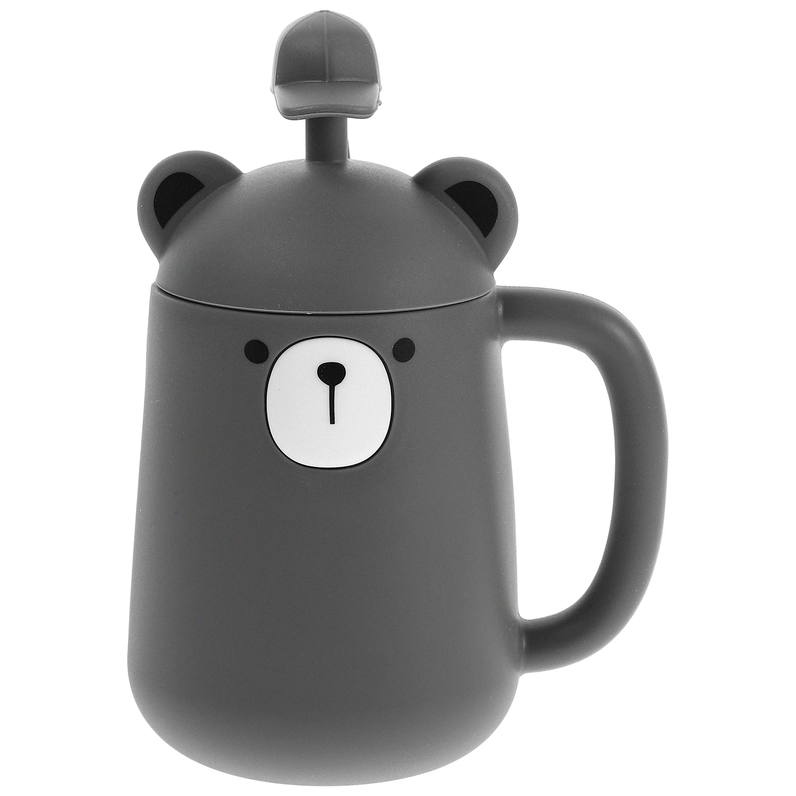 

Детская бутылочка для воды, силиконовая соломенная чашка, милая мультяшная форма медведя, тренировочная чашка для малышей, не проливающаяся, детские чашки для питья, безопасные и прочные