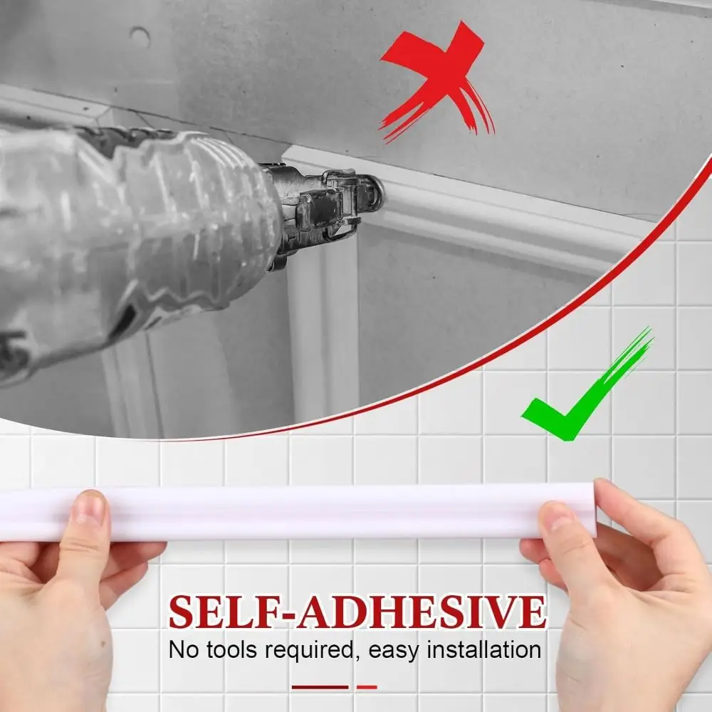 High Quality Self-Adhesive Wall Decoration Molding Trim 3D TPE Chair Rail Panel Molding Home Decor DIY Window Frame Mirror