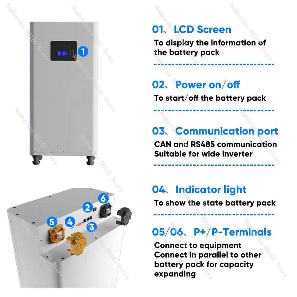 V3 DIY Battery Kits 15KWh Solar Battery 51.2V 280AH Lifepo4 Battery Case with Smart BMS For Solar Storage System