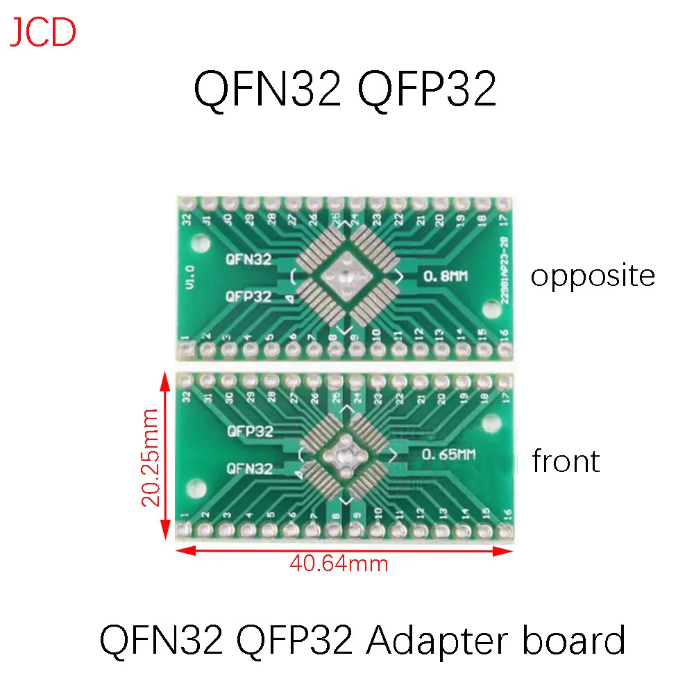 1PC PCB Board SOP Adapter Doppel Pin Löten SOP8 SOT223 DFN10 SSOP TQFP128/144 QFN44/48 QFN56/64 QFN32/100 IC Test – Detail 9
