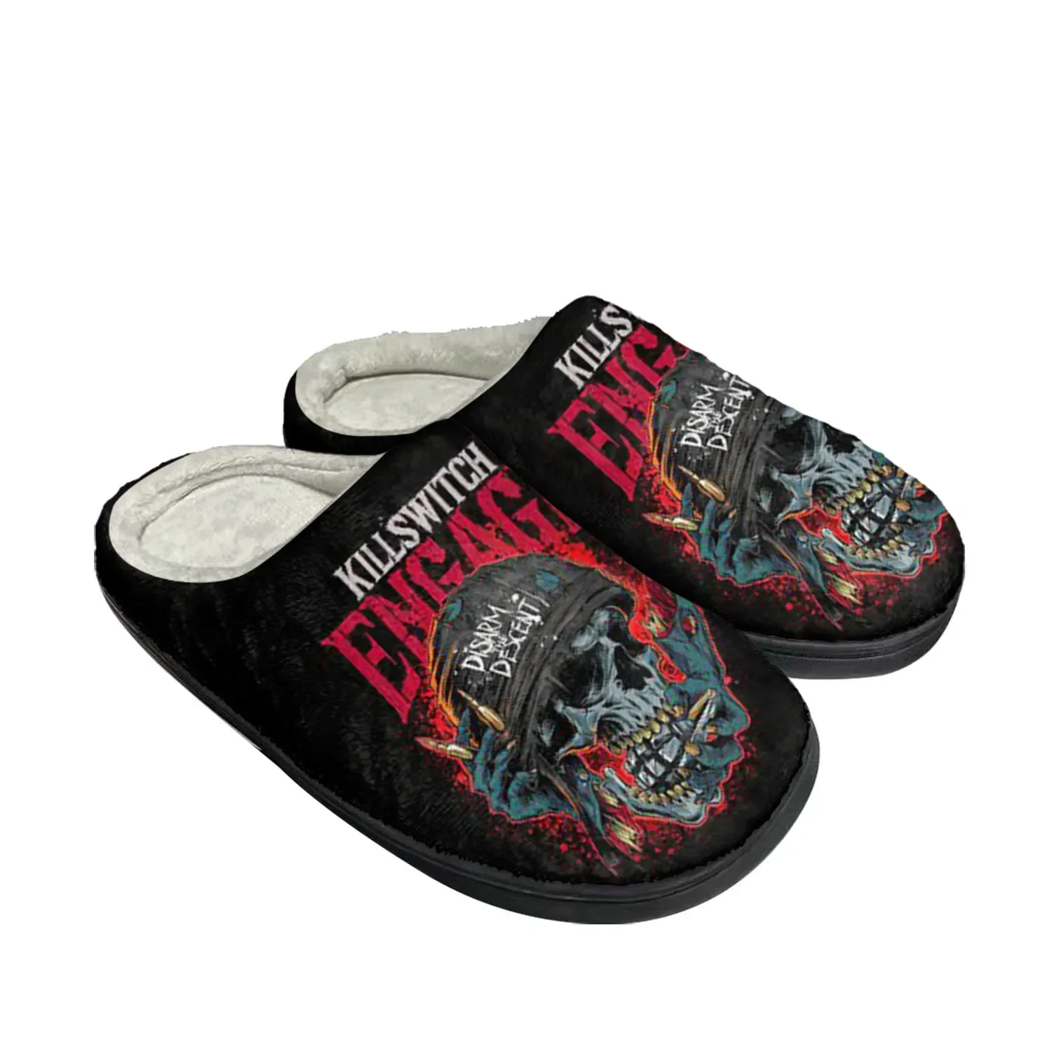 Killswitch Engage Home Cotton Slippers Mens Womens Plush Bedroom Casual Keep Warm Shoes Thermal Indoor Slipper Customized Shoe