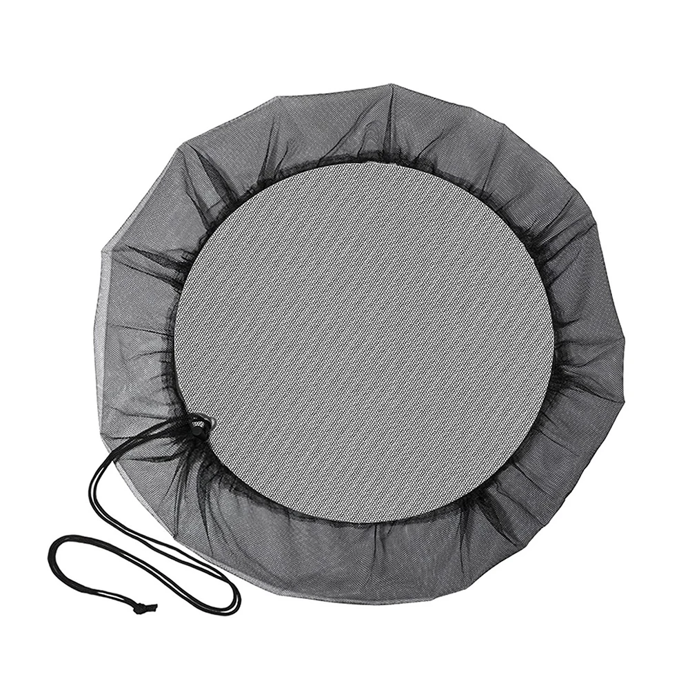 Rainwater Collector Net Cover Adjustable Drawstring Garden Rainwater Netting Water Tank Filter Insect Net Bag for Outdoor Garden