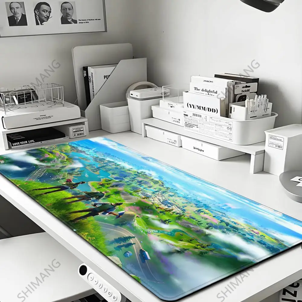 

F-Fortnite Deskmat Gaming Mouse Pad Anime Mousepad Xxl Computer Accessories Desk Mat Mats Gamer Mause Office Offices Pc Desktop
