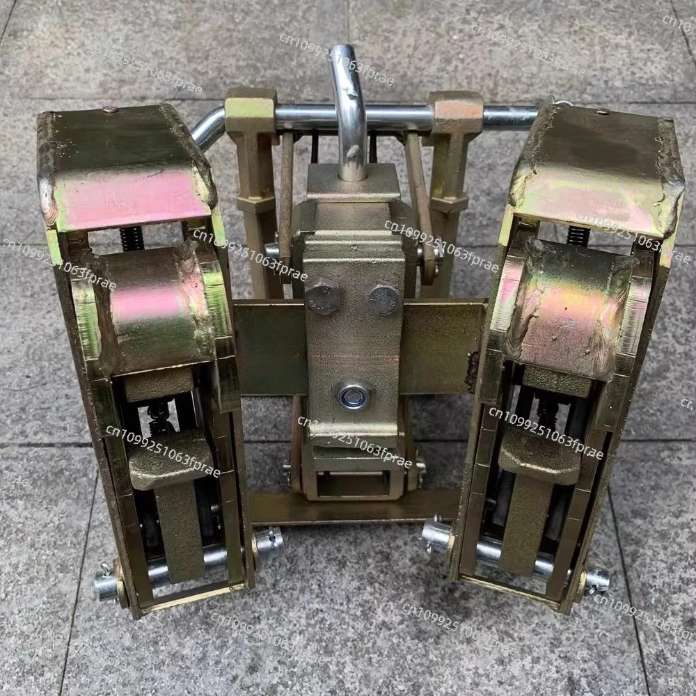 Forklift oil drum fixture accessories Hawkbill alloy steel stainless steel upper and lower hook spring assembly