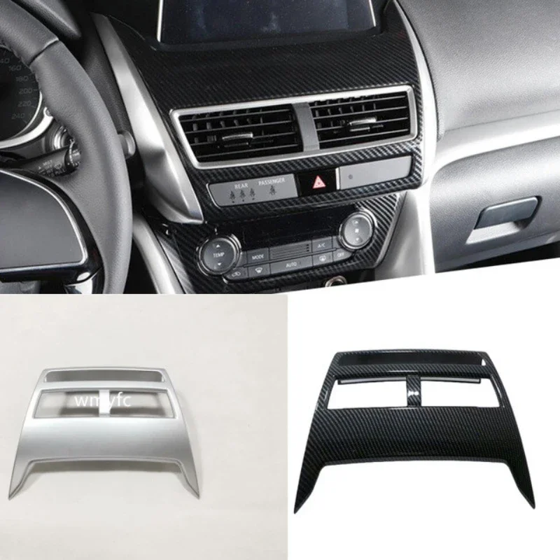 For Mitsubishi Eclipse Cross 2018 2019 2020 2021 Accessories Dashboard Multimedia Panel Cover Trims Overlay