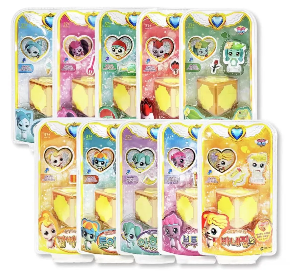 ของเล่น Teenieping MOE Cube ซีซั่นแรก ฟิกเกอร์แอคชั่น ของสะสม งานแฮนด์เมด สำหรับเด็กและนักสะสม