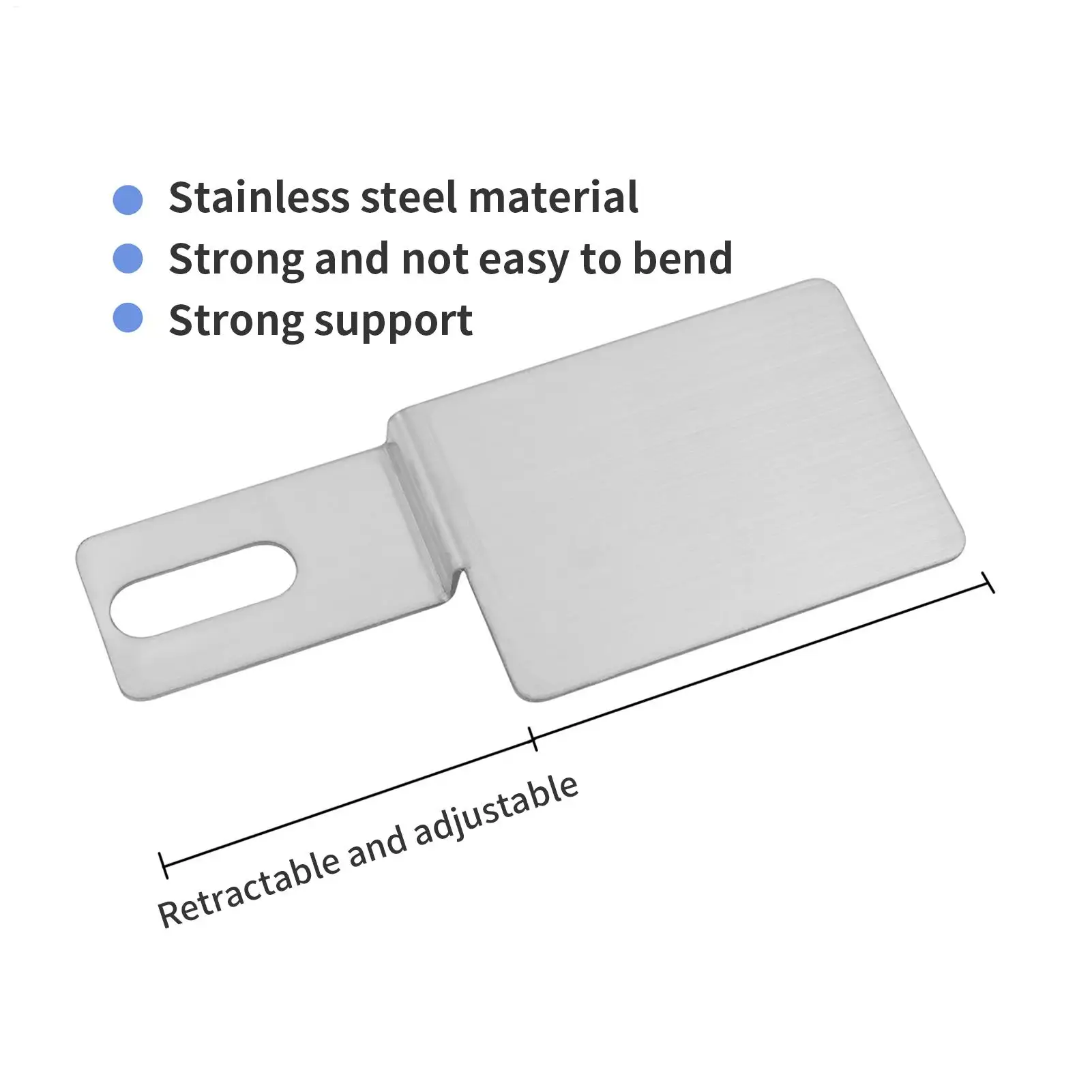 دراجة نارية لوحة ترخيص قوس لوحة ترخيص تمديد جبل الفولاذ المقاوم للصدأ دراجة نارية الخلفية علامة دعم ل سكوتر كهربائي #5
