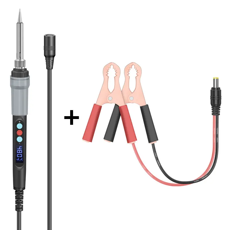 DC 12V Electrical Car Battery Soldering Iron Low Voltage Alligator Clip 12V-24V Car Soldering Iron  Portable Welding Repair Tool