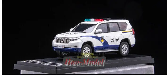 sun star 1/43 For Toyota Land Cruiser Prado Police Vitesse Alloy Model Car Simulation Toys Boys Gifts Hobby Display Collection