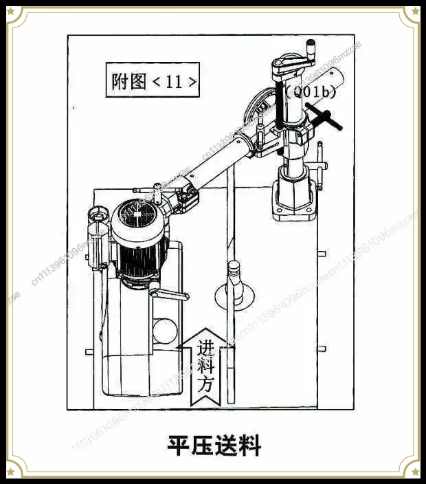Woodworking Automatic Feeder Four Wheel Eight Speed Multifunctional End Milling Feeder for Router Table