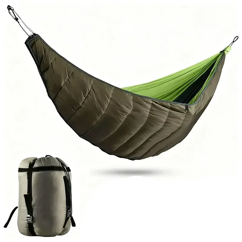 for Double Sleeping Bag Hammock Outdoor Portable Camping Hammock Cold Proof Lightweight Warm Quilt