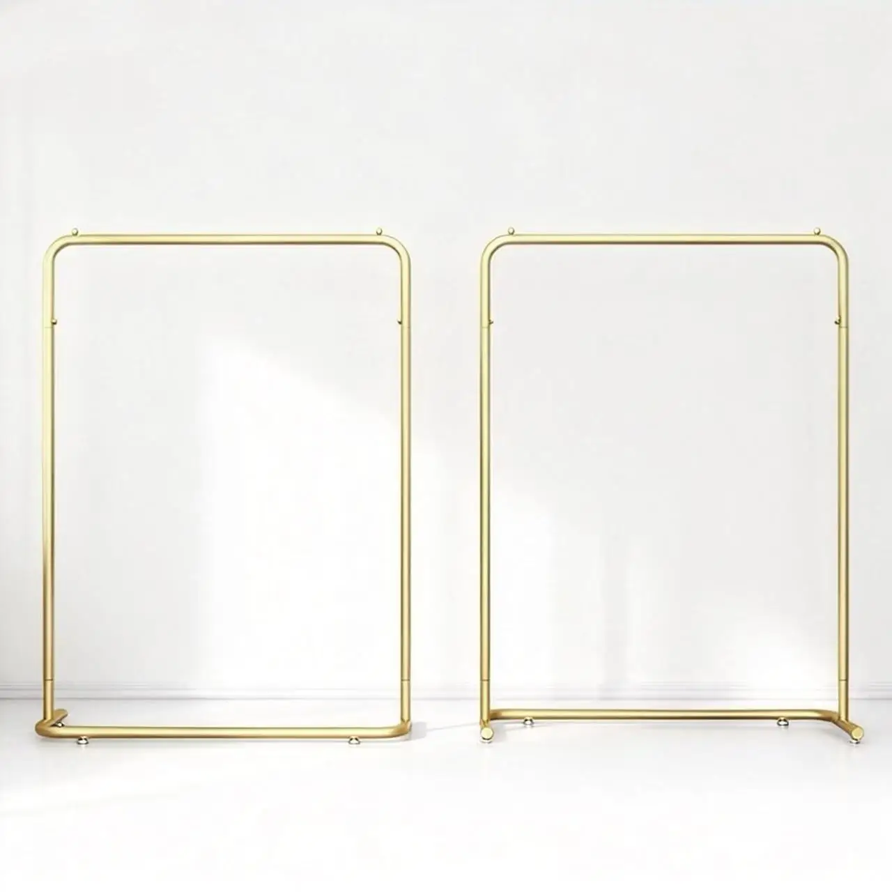 

bnHot Sale Golden Metal Clothes Display Rack for Clothing Store Clothes Rack for Garment Shop%