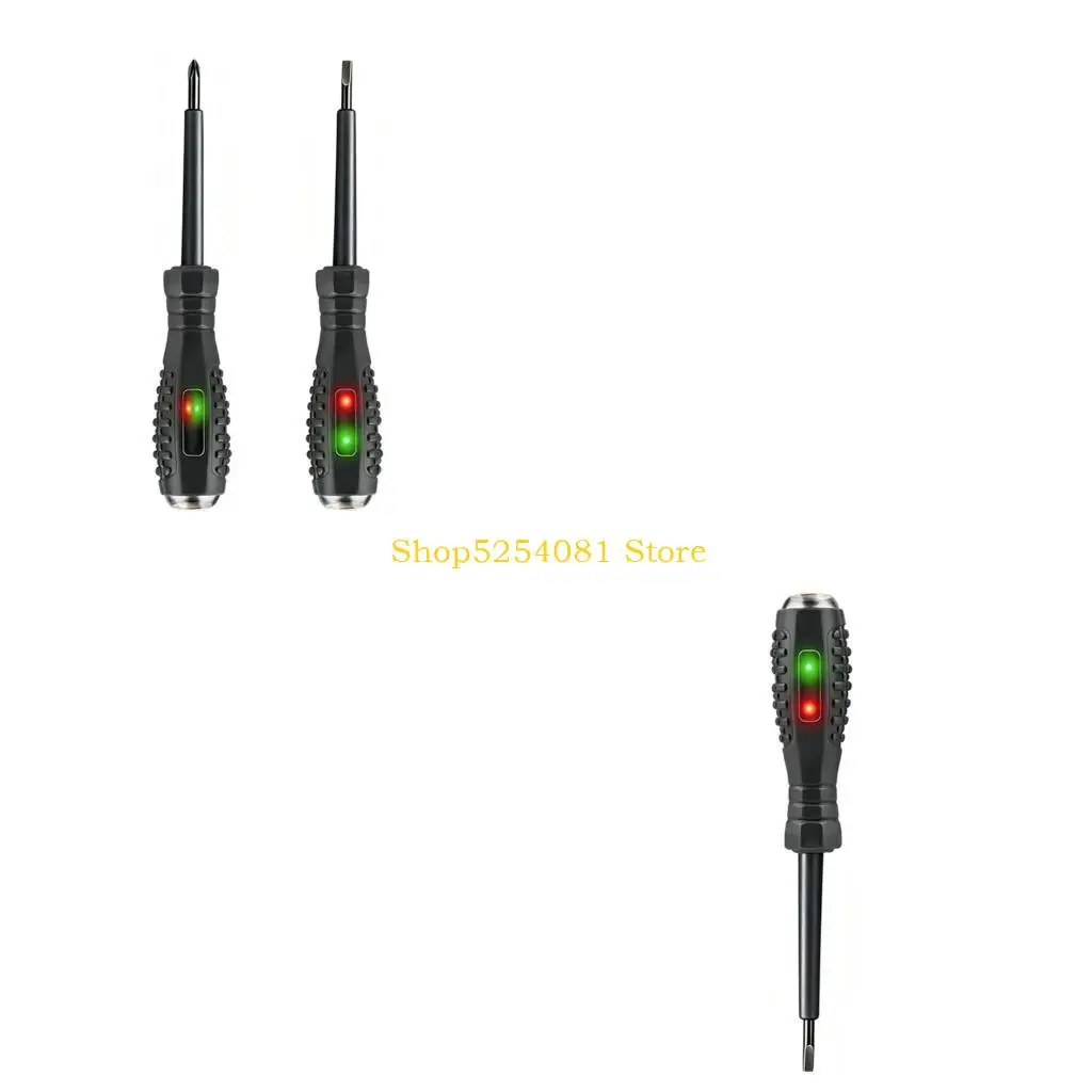 AXYC Electrical Test Pen for Live Neutral Wire Identification, Line Connection Testing, Color Display Panel, Textured Grip