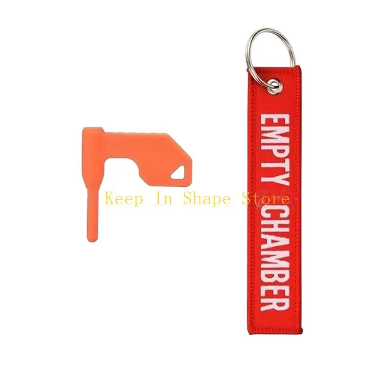 U1JC Open Chamber Reminder Flag Bright Visual Marker for Home Storage Routine, Handling Check and Travel Use Support