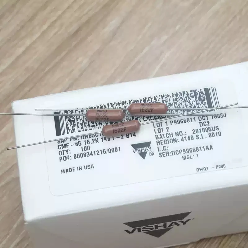 VISHAY-DALE 2W 16.2K 16K2 resistor, all copper non-magnetic, made in the United States RN65C1622FB14