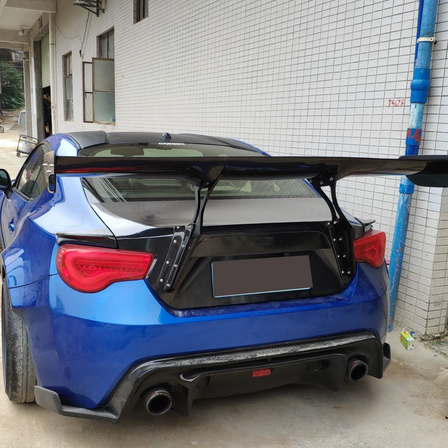 Carbon Fiber Rear Trunk Spoiler GT Wing Track Spoiler For Toyota GT86 BRZ 13-20 car accessories