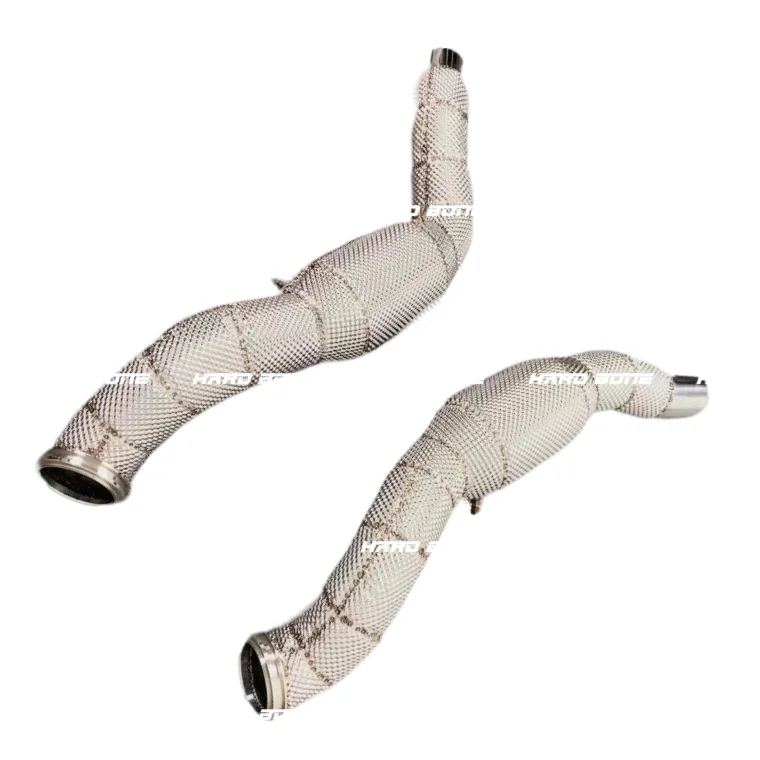 

Wholesale Manufacturer's Heat Shield Catted Exhaust Downpipe Perfect Fit For Maserati Levante 304 Stainless Steel