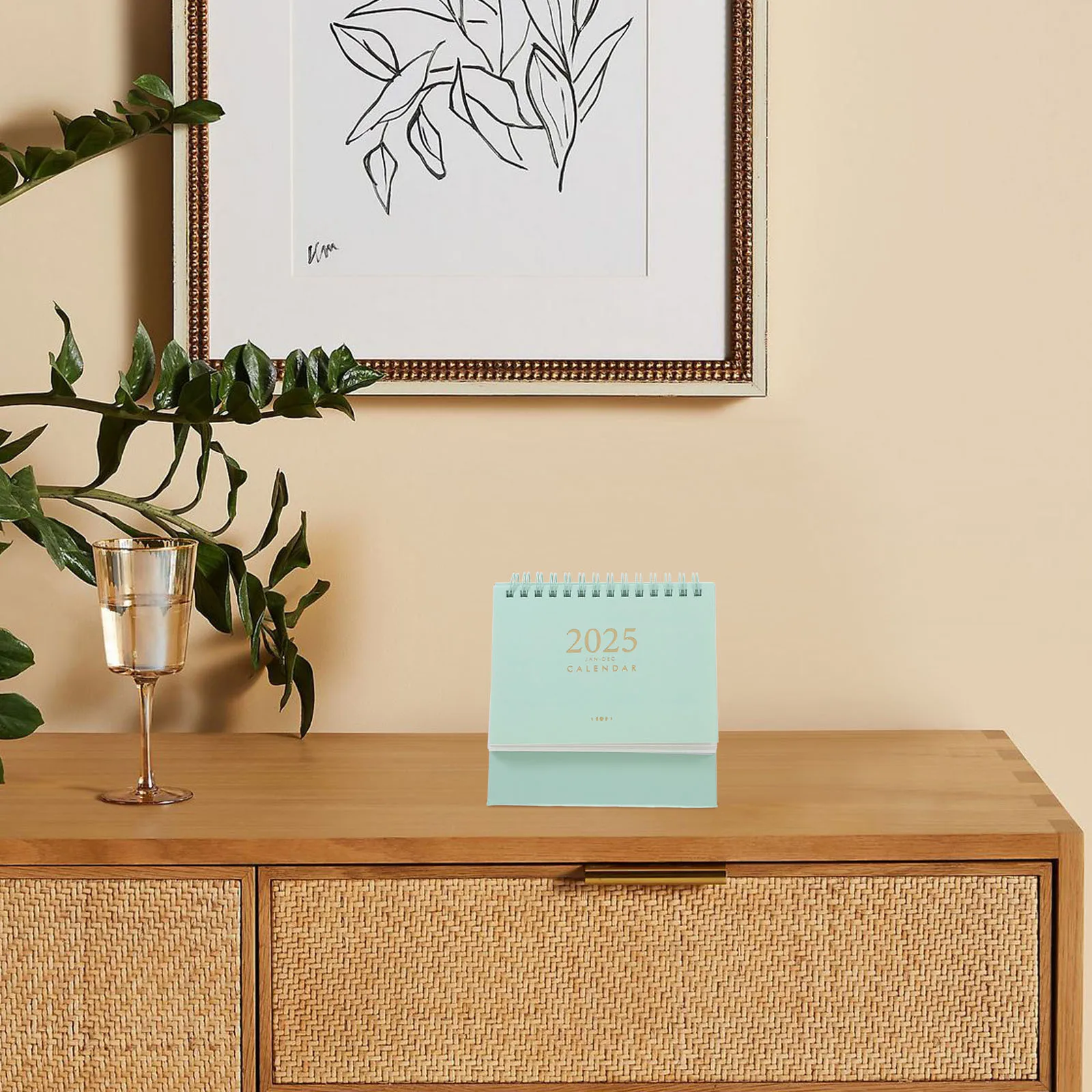 

Adorable Desk Calendar Aesthetic Small 2025 Daily Planner Decor