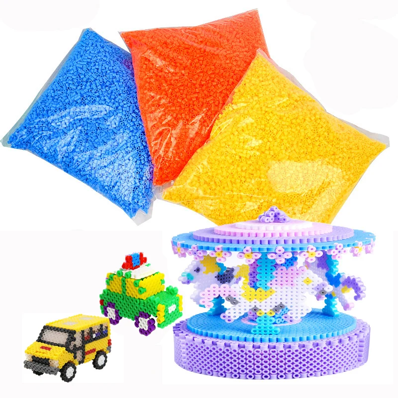 

2.6mm/10000pcs bag 100g Mini Perler Hama Beads Iron Beads for Kids Diy Puzzles High Quality Handmade Gift Toy