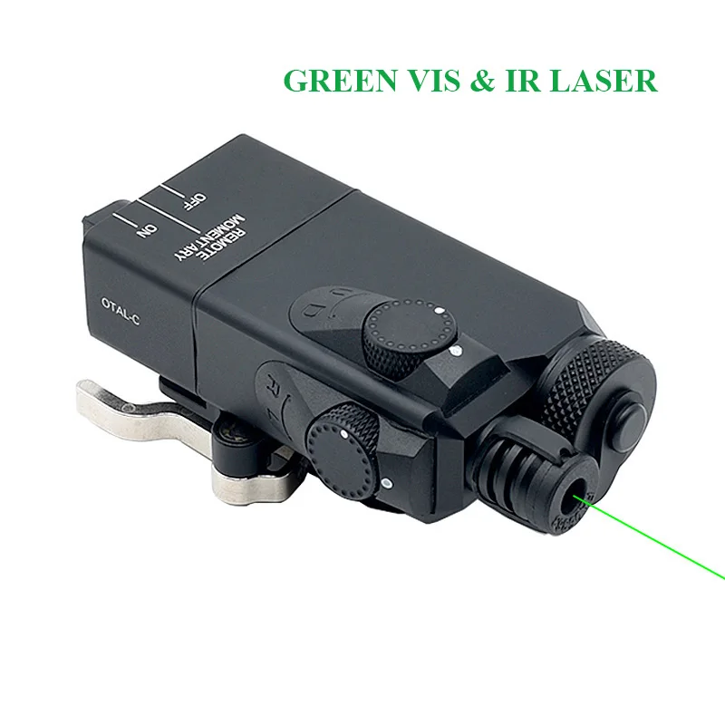 

Offset Tactical Aiming Laser, Classic IR and Green Sight, Quick Release, HT Mount, Picatinny Rail, Hunting, Airsoft, OTAL-C