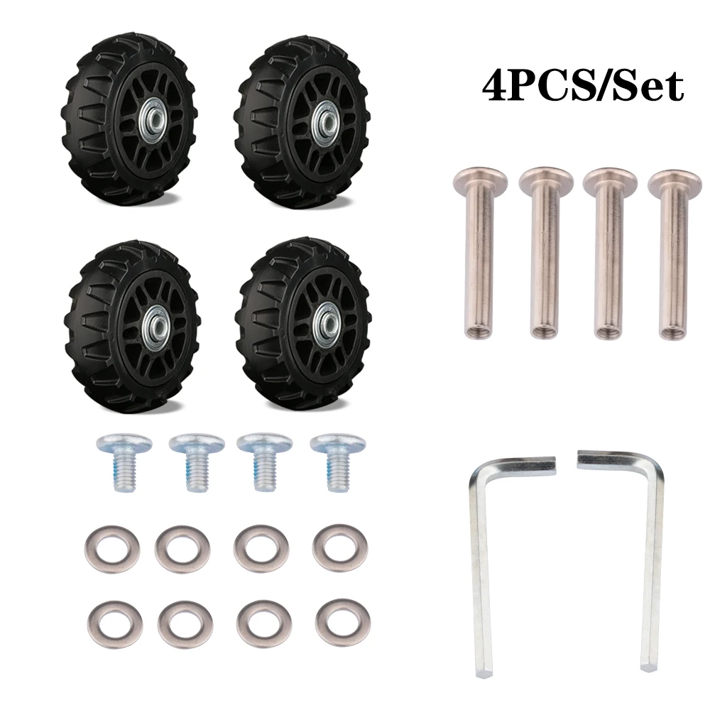 Trolley Case Accessories Wheel Luggage Leather Luggage Silent Wear-Resistant Wheels Aircraft Wheel Luggage Original Silent Wheel