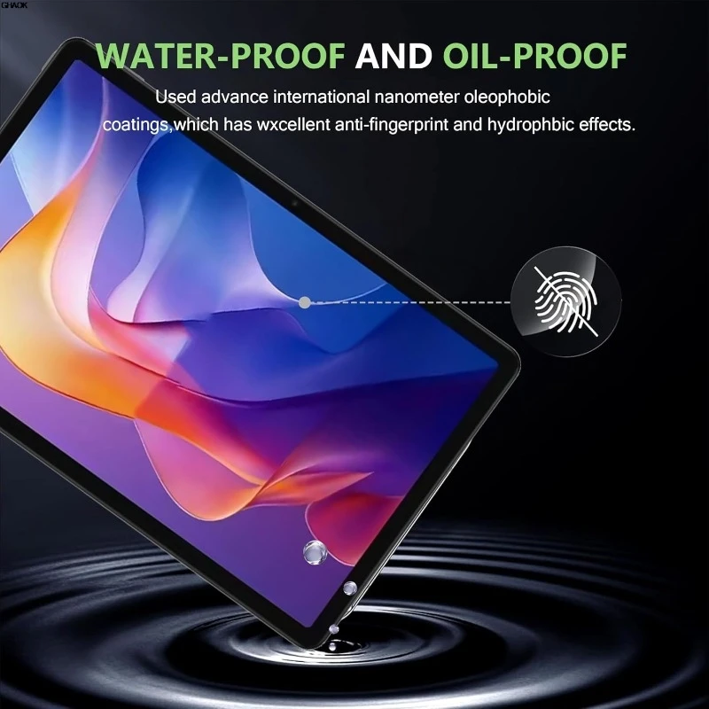 2/1 SZT. Szkło Hartowane Ochronne na Ekran do Redmi Pad 2 11 cali/ Pad 2 Pro/Xiaomi Poco Pad 12,1 cala Folia Ochronna Przeciw Zarysowaniom — zdjęcie produktu 3