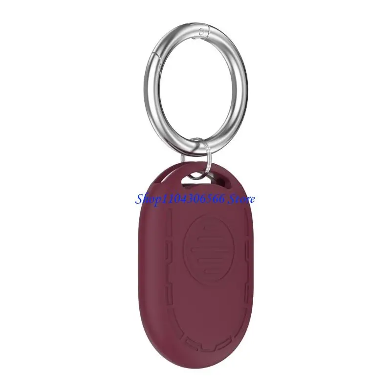 02DD Silicone Cover For Locator Tracking Device Keychain Holder Shock Absorption And Scratch Resistance