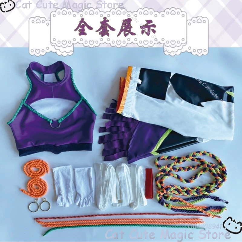 أزياء هونر أوف كينغز جرلي بوب ماين التأثيرية أزياء الهالوين كارنيفال ملابس آذان ذيل شعر مستعار مهرجان كوميك كون الهالوين #4