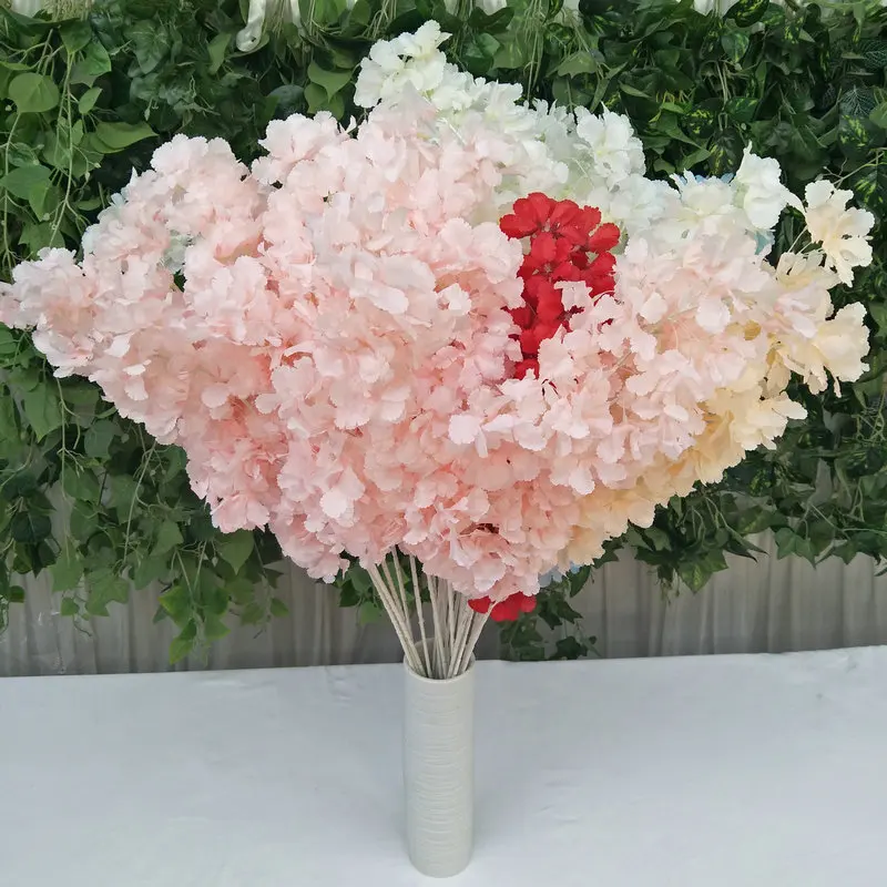 

50 /100pcS ky star Cherry Blossom Artificial Flowers Wedding Arch Ceiling Decoration Home Party Decoration DIY Fake Flowers