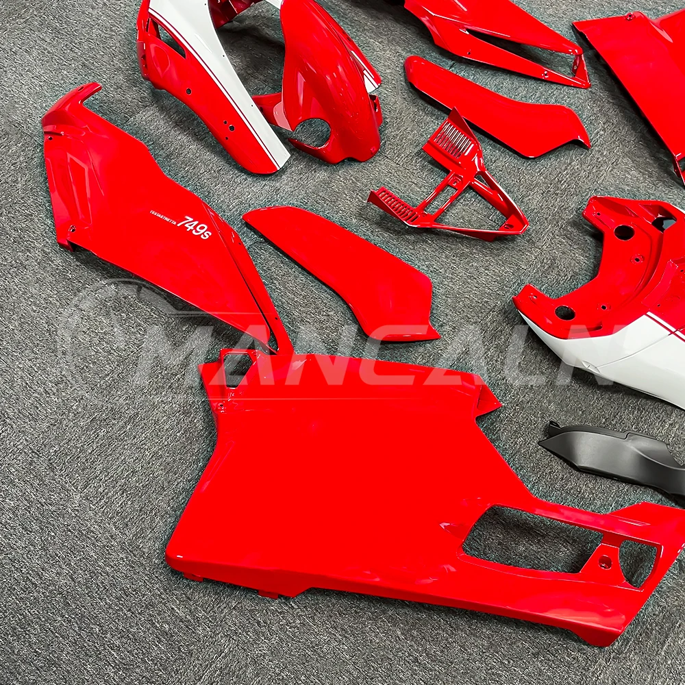 Motorcycle Fairings Kit for Ducati 749 749s 999 2003- Bodywork Set High Quality ABS Injection New red white