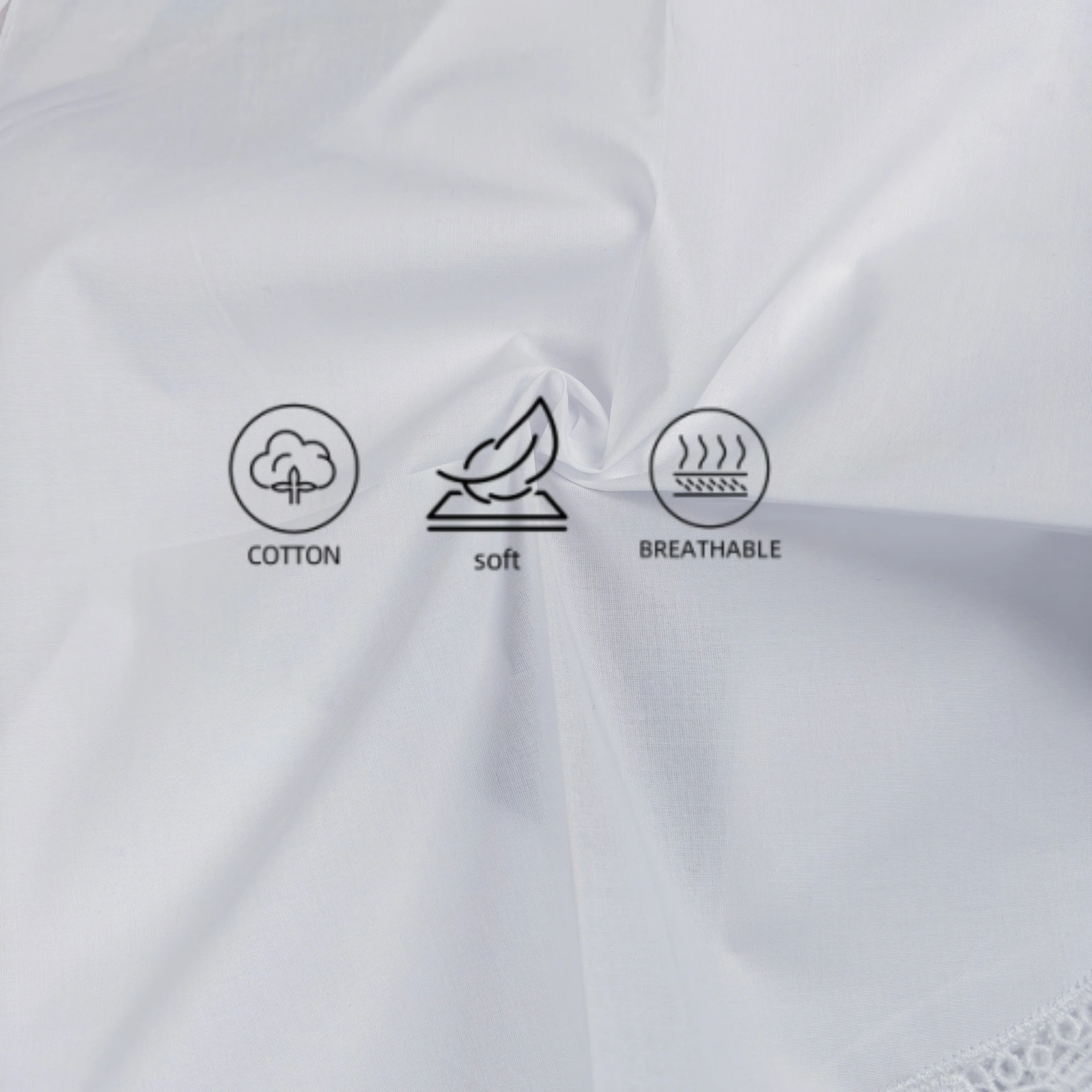 35 سنتيمتر/13.7IN بوصة الأبيض النقي عالية الكثافة القطن الدانتيل منديل القطن لفساتين وصيفات الشرف الزفاف الديكور 2 قطعة في الأربعاء