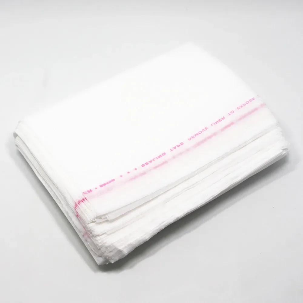 Retail 5 sizes 100Pcs/Lot Milk White Matte Plastic Self Adhesive Seal Package Bag Waterproof OPP Moisture-Proof Packaging Bags