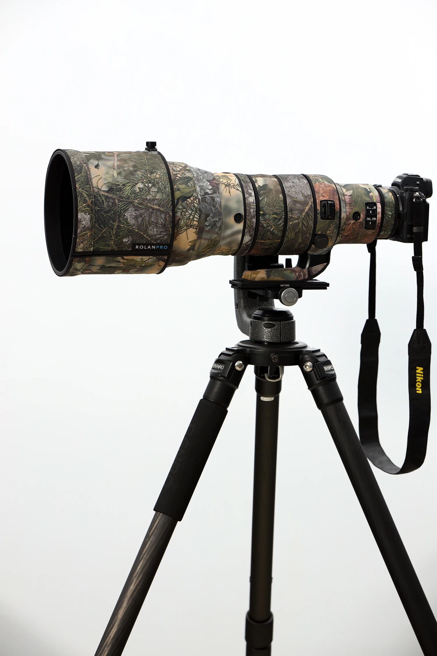 ROLANPRO Waterproof Lens Coat for Nikon Z 400mm F2.8 TC VR S Lens Protective Cover Case Nikon Z400 2.8 Sleeve Raincover Camo