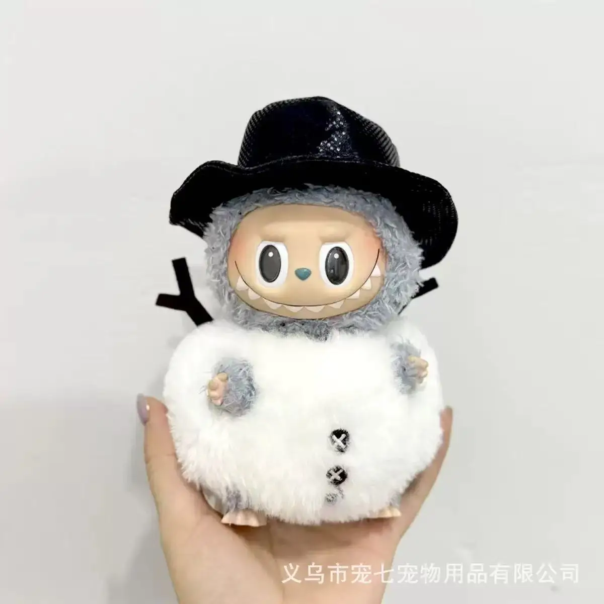 مجموعة ملابس على شكل حيوانات كرتونية صغيرة لطيفة من القطيفة كهدية للملابس المزخرفة من Labubu