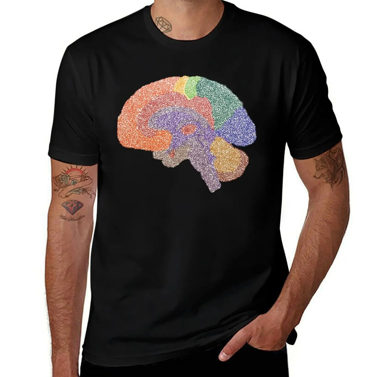 Brain as described by itself T-Shirt Work Duty Casual T-Shirt