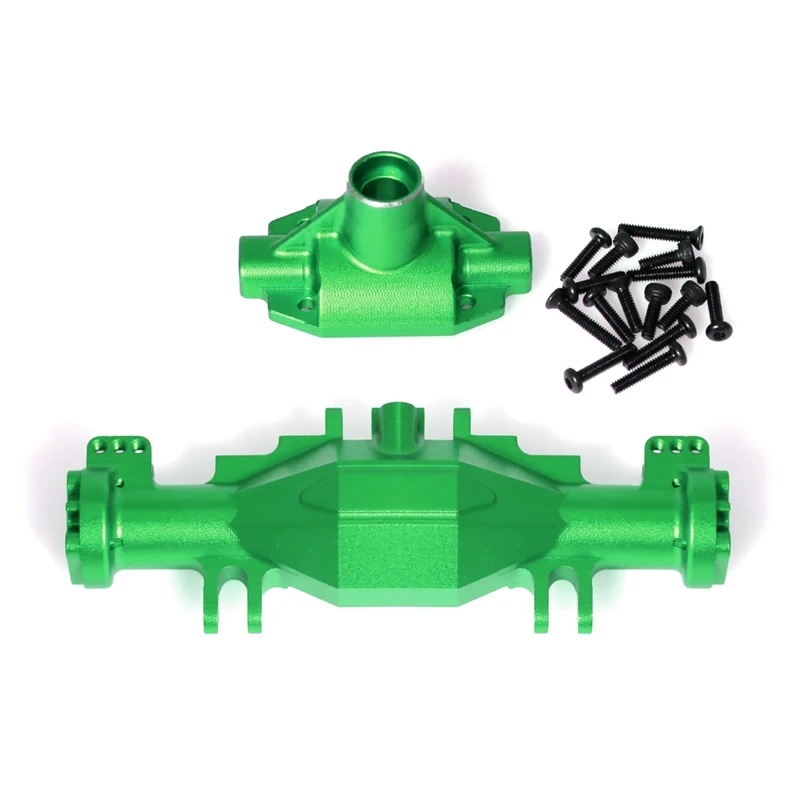 

RC Car Upgrade Quick Release Front Rear Axle Bridge Shell Kit For LOSI 1/18 Mini LMT 4X4 Brushed Monster Truck Green