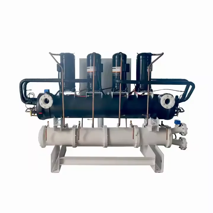 High Temperature Heat Pump Unit with Electroplating Industrial Waste Heat Recovery Screw Type Intelligent Water Heater Unit