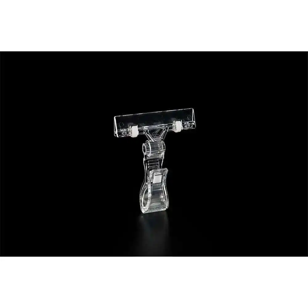 Clipe giratório claro do sinal da propaganda do supermercado