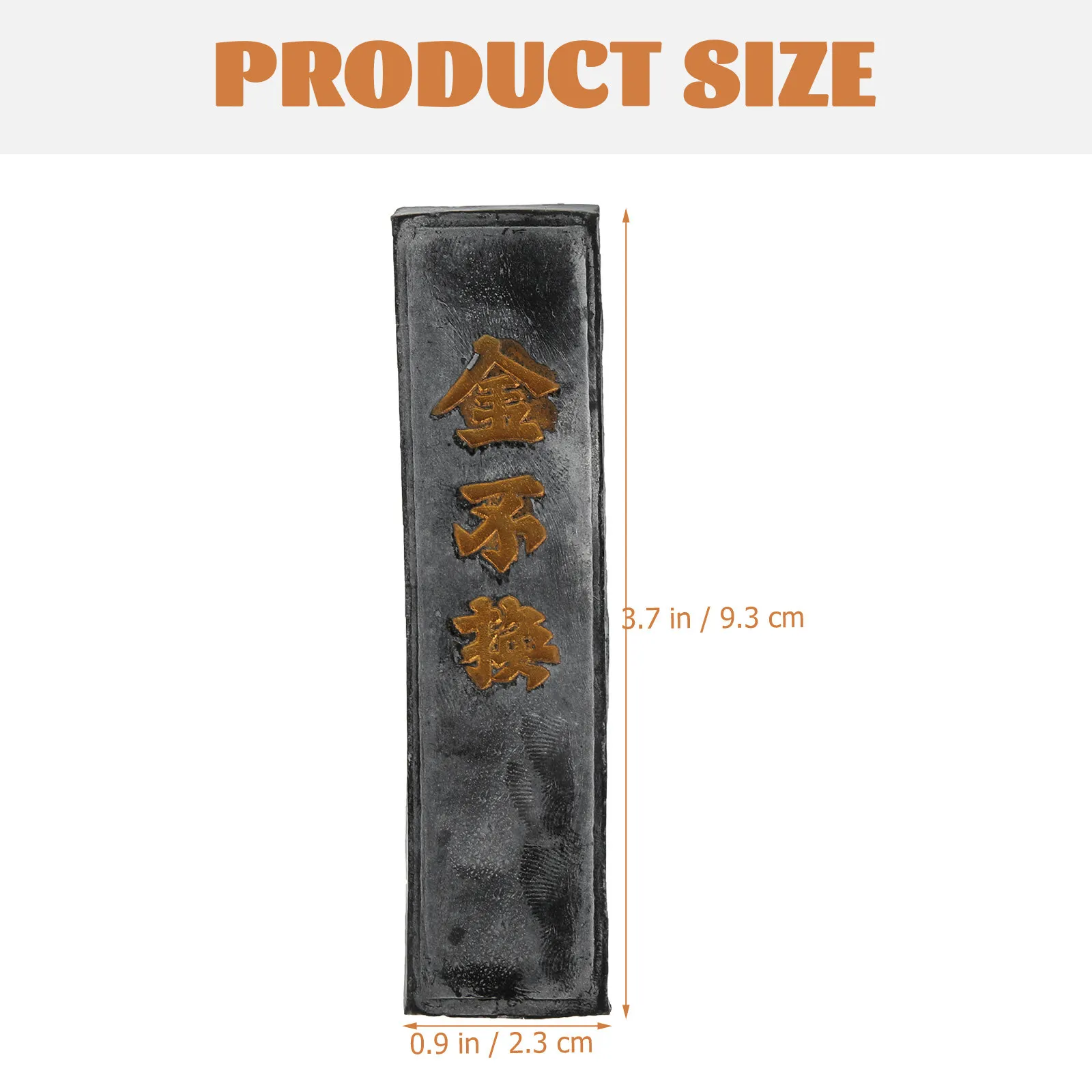 Chinese Calligraphy Ink Stone Natural Ink Block Stick for Beginners Smooth Grinding Suitable Chinese Japanese Calligraphy