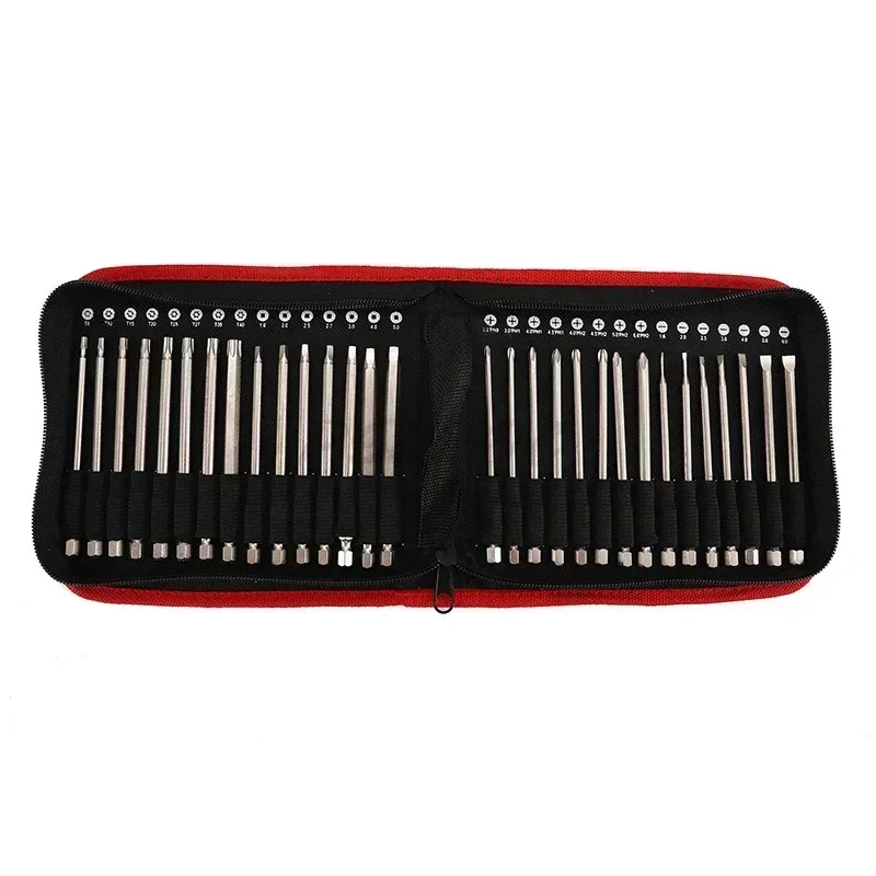 30pcs/set Screwdriver Combination 100 150mmS2 Material Electric Screwdriver Tool Set