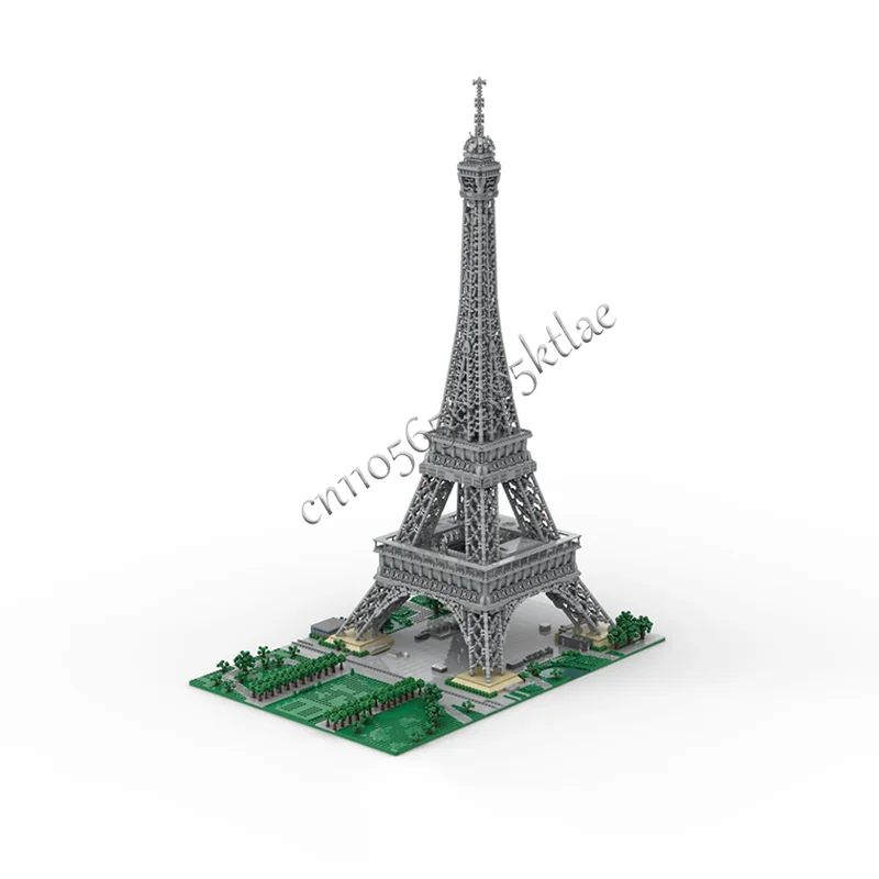 12687 PCS MOC A Tall Iron tower With Scenic Base Model Modular Building Blocks Kids Assembly Display Toys Festival Surprise Gift