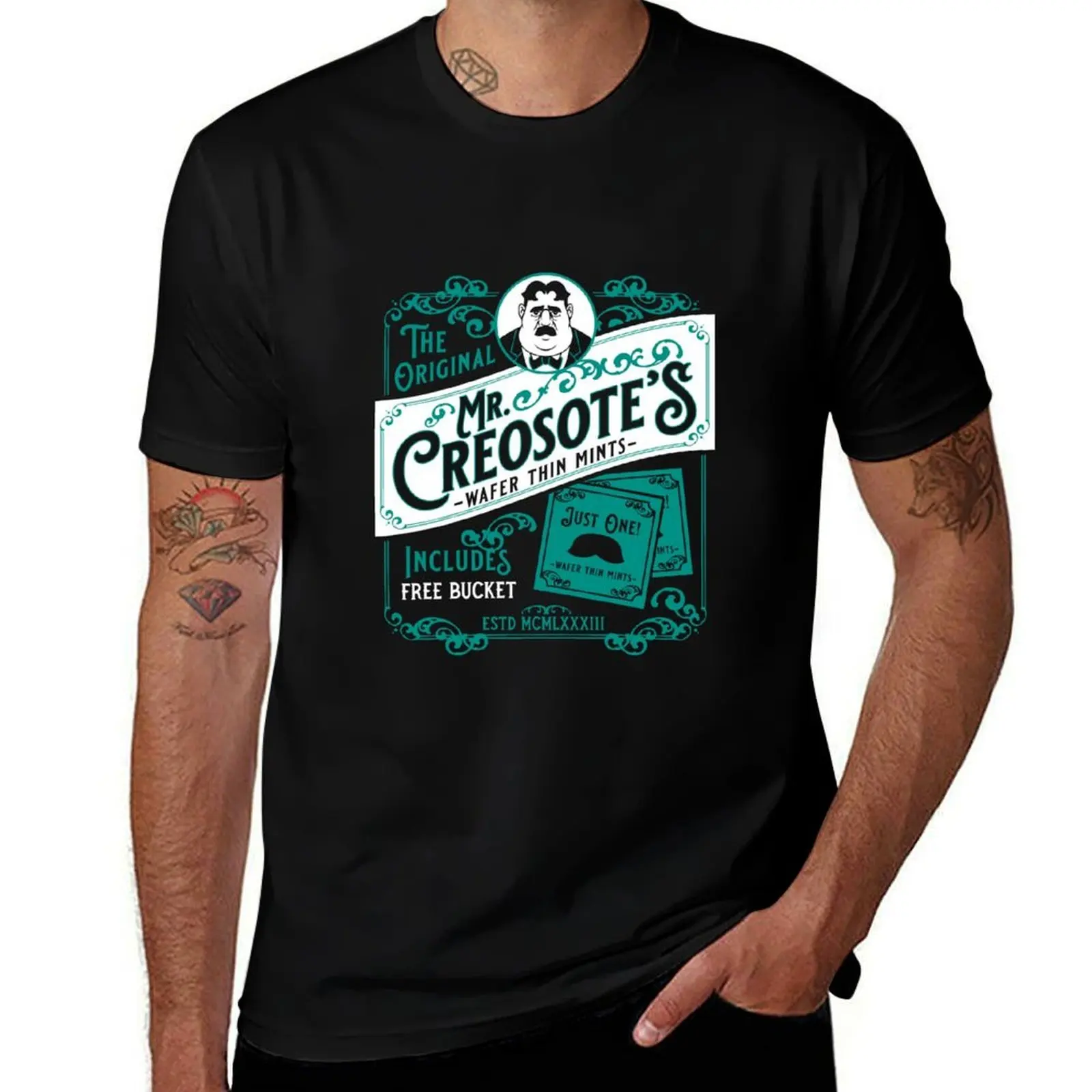 

Wafer Thin Mints - Vintage Advert - British Comedy T-Shirt blue archive tshirts personalised men t shirts