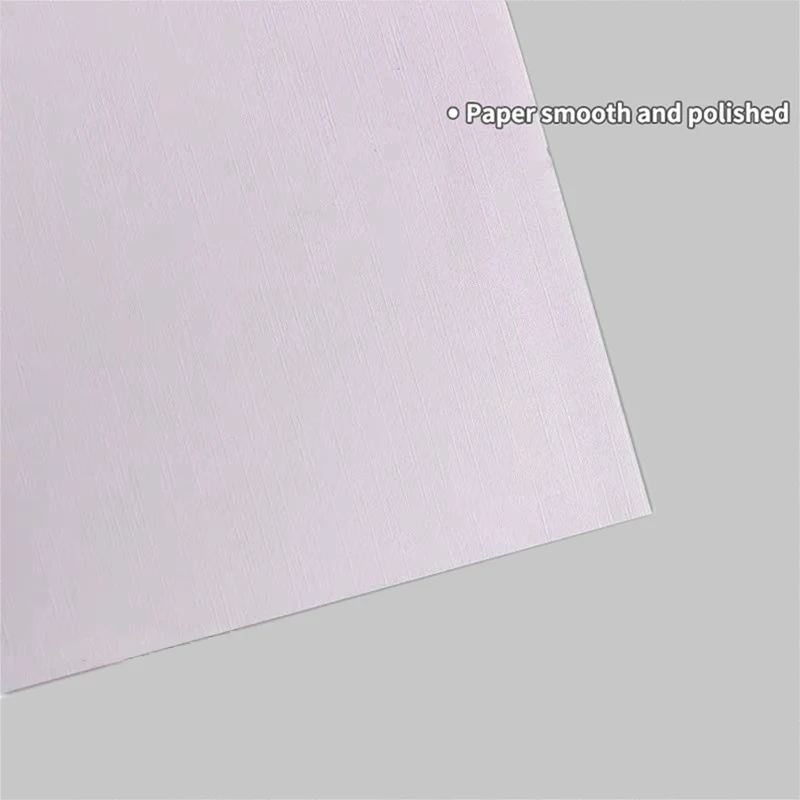 A4 15sheets White Xuan Rice Self-adhesive Paper Matte Surface Painting And Art Writting Printable By Inkjet And Laser